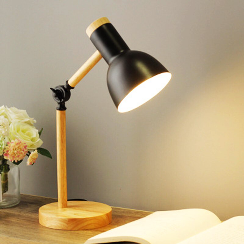 Lampada da scrivania LED | Design in legno nordico