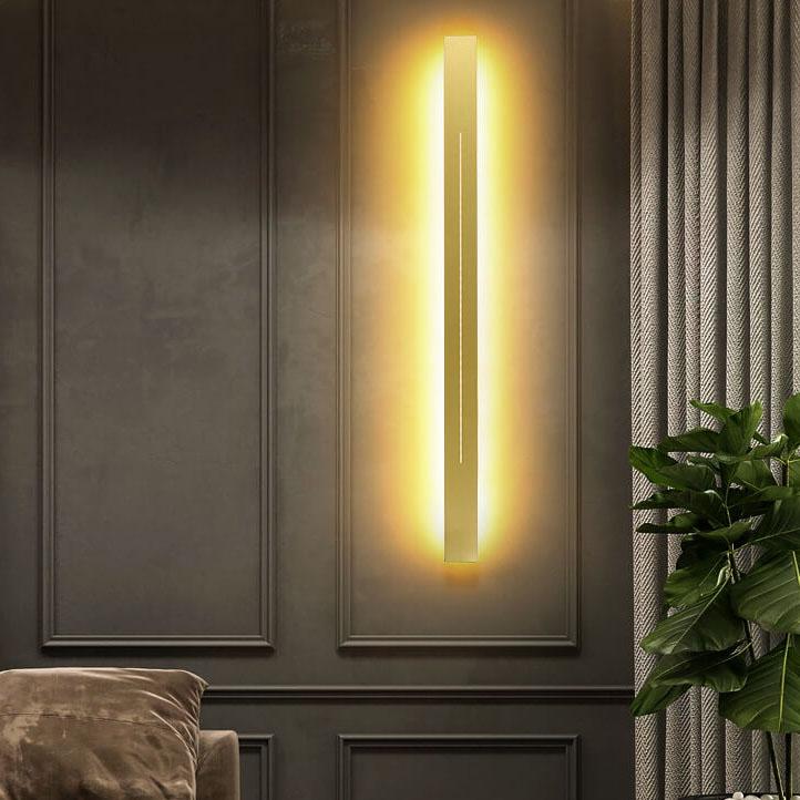 Lampada da Parete LED Acrilica Minimalista a Forma di Barra Allungata con 1 Luce