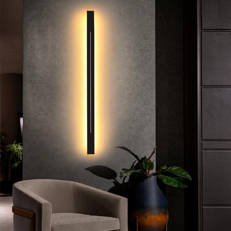 Lampada da Parete LED Acrilica Minimalista a Forma di Barra Allungata con 1 Luce