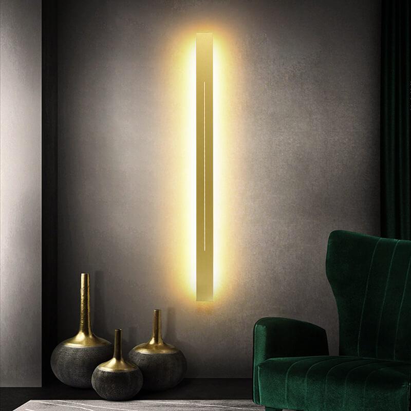 Lampada da Parete LED Acrilica Minimalista a Forma di Barra Allungata con 1 Luce
