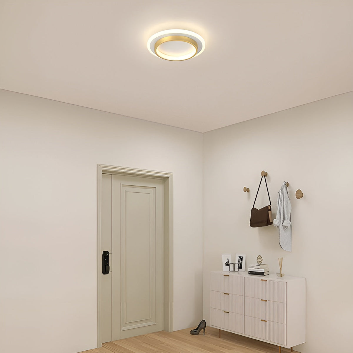 Lampada da soffitto rotonda – Design snodato e moderno | Perfetta per soggiorni e sale da pranzo