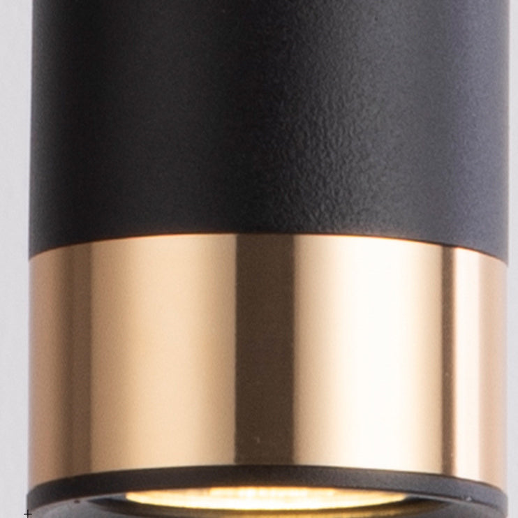 Lampada a sospensione mini in ferro con colonna minimalista moderna a 1 luce per soggiorno