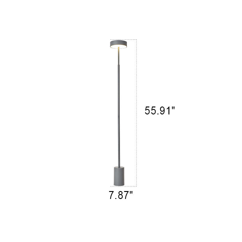 Lampada da Terra LED Colonna Minimalista Nordica