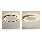 Lampada da soffitto a LED circolare minimalista nordica in ferro e acrilico