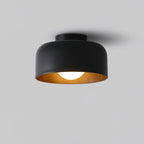 Lampada da soffitto in ferro a cupola semplice