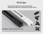 Faretto Tubolare da Incasso Regolabile Dimmabile Moderno Minimalista con Focalizzazione per Illuminazione a Binario 3/4/5 Luci LED per Soggiorno