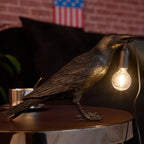 Lampada da Tavolo in Resina Trendy Crow