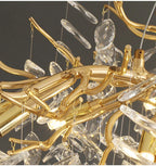 Lampadario Moderno di Lusso in Cristallo