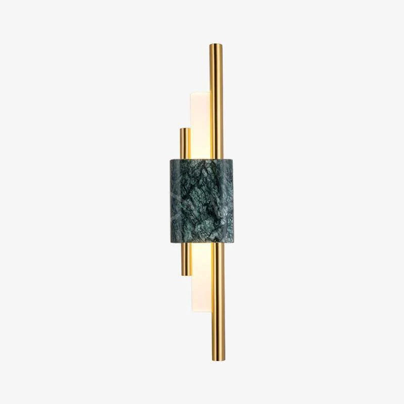 Applique da Parete in Marmo con Barre Cilindriche Classiche
