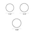 Semplice Lampada da Soffitto LED Acrilico Rotonda