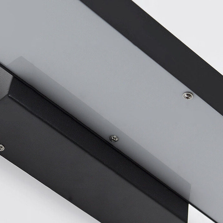 Lampada da Parete Esterno LED Piatta con Sensore Moderno Minimalista Rettangolare Impermeabile