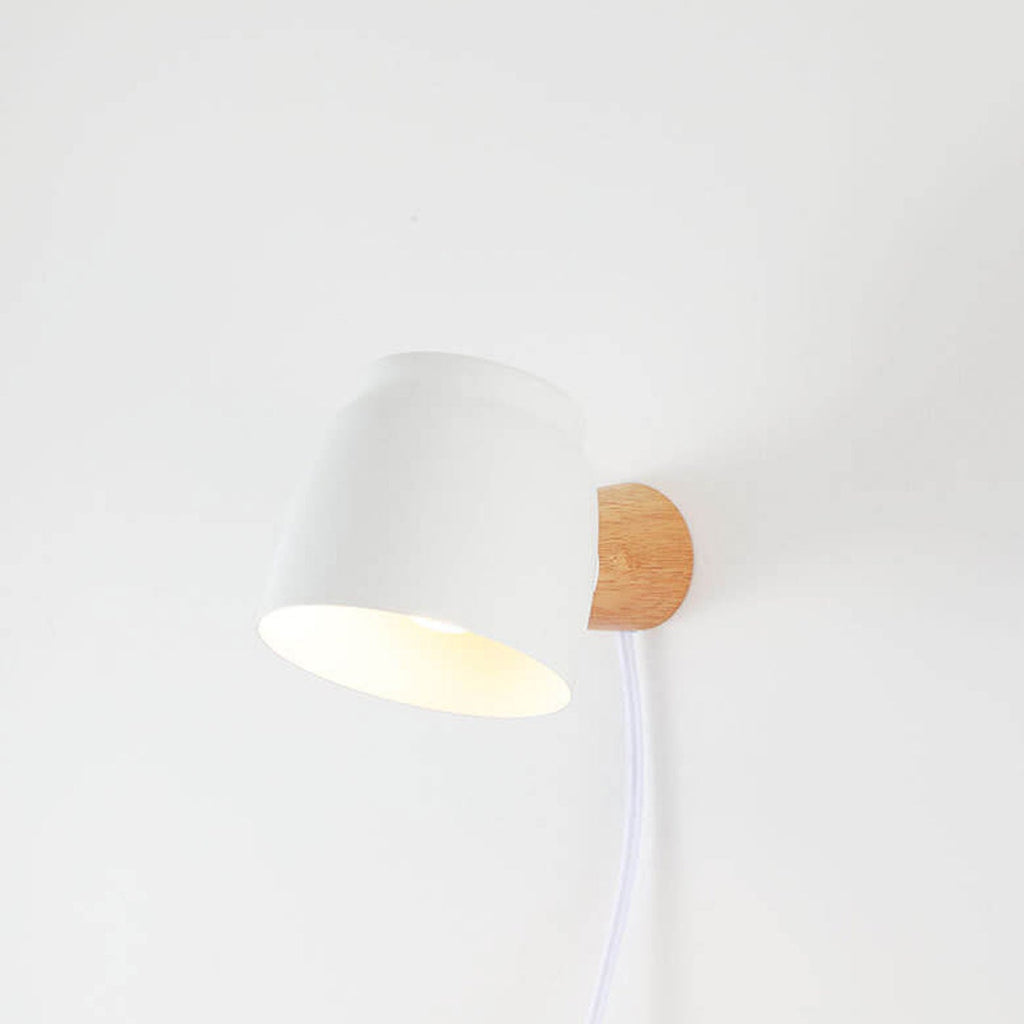 Applique da Parete Rotante a Colonna Barrel Minimalista Nordico con 1 Luce