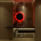 Specchio Luminoso Ottagonale 3D