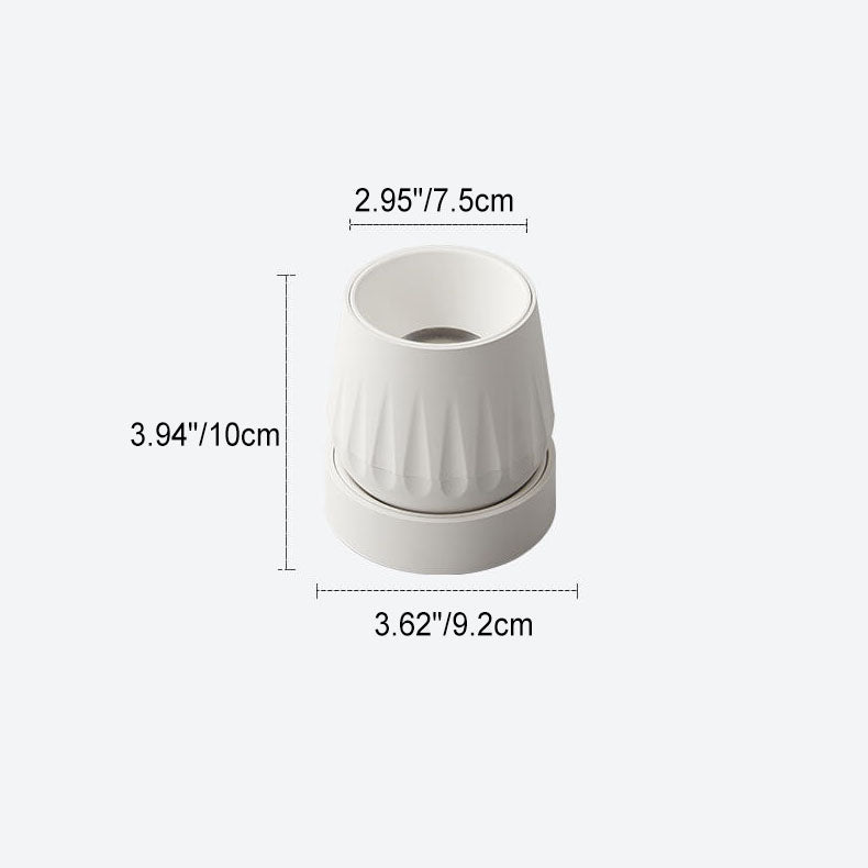 Faretto LED Angolare Regolabile in Alluminio Minimalista Moderno da Soffitto Semi-Incastro