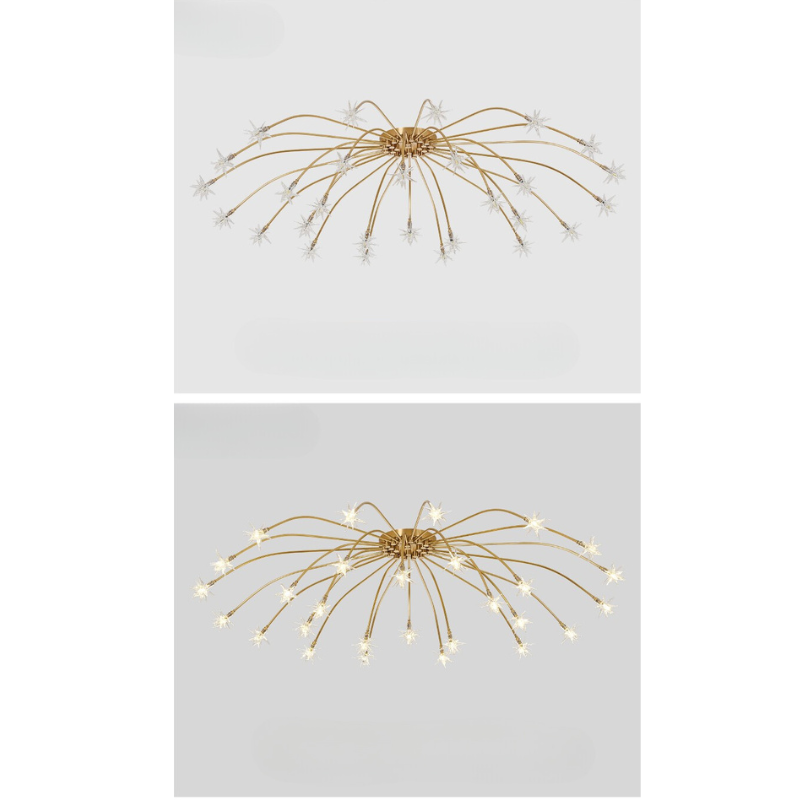 Arisha Art Deco Starry Lampada da Soffitto a Incasso