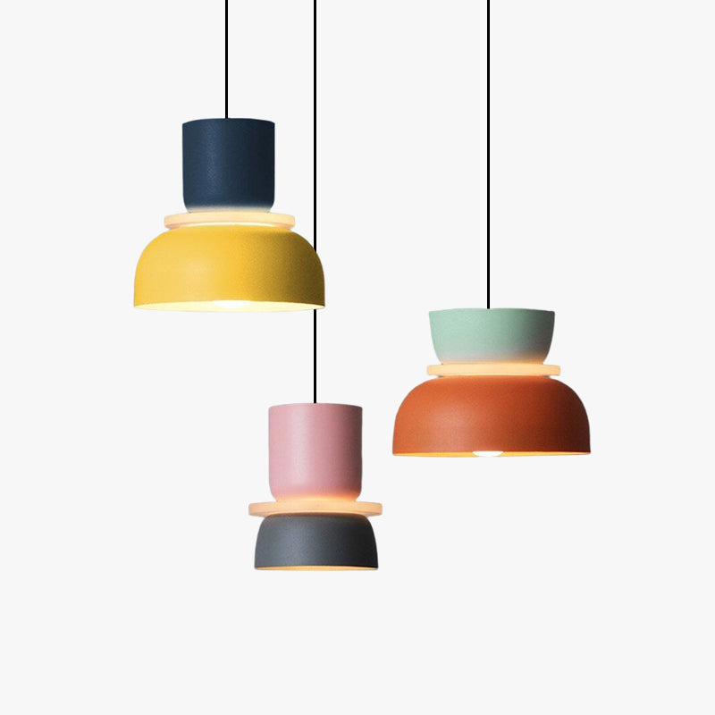 Lampada a Sospensione Jojo Colore a Contrasto