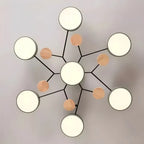 Lampada da soffitto LED circolare acrilica moderna nordica
