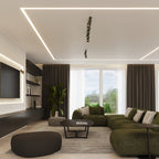 Lampada a soffitto RING 3P verde oliva