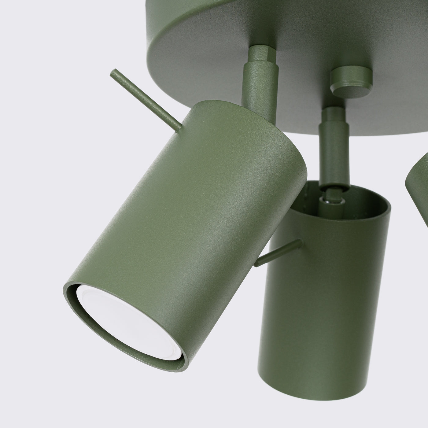 Lampada a soffitto RING 3P verde oliva
