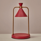 Lampada Riscaldante per Candele Elettrica con Struttura in Metallo e Paralume a Forma di Cono