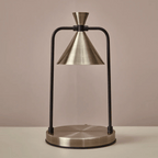 Lampada Riscaldante per Candele Elettrica con Struttura in Metallo e Paralume a Forma di Cono
