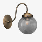 Applique da Parete in Vetro per Illuminazione Industriale per Soggiorno