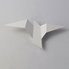 Applique da Parete LED in Metallo Creativo Moderno a Forma di Uccello Volante con 1 Luce