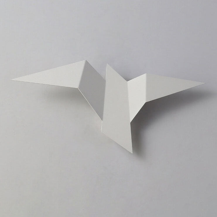 Applique da Parete LED in Metallo Creativo Moderno a Forma di Uccello Volante con 1 Luce