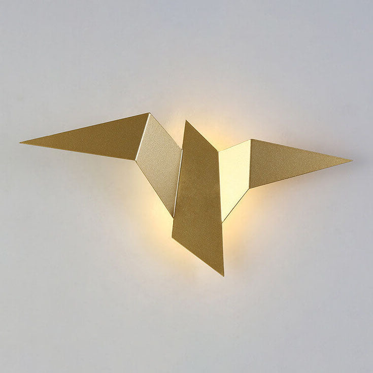 Applique da Parete LED in Metallo Creativo Moderno a Forma di Uccello Volante con 1 Luce