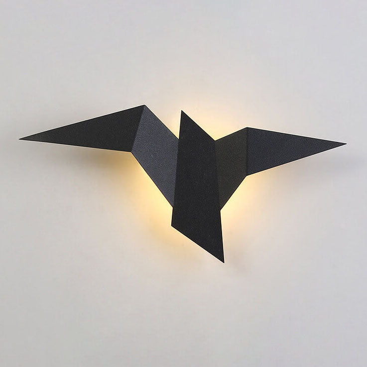 Applique da Parete LED in Metallo Creativo Moderno a Forma di Uccello Volante con 1 Luce