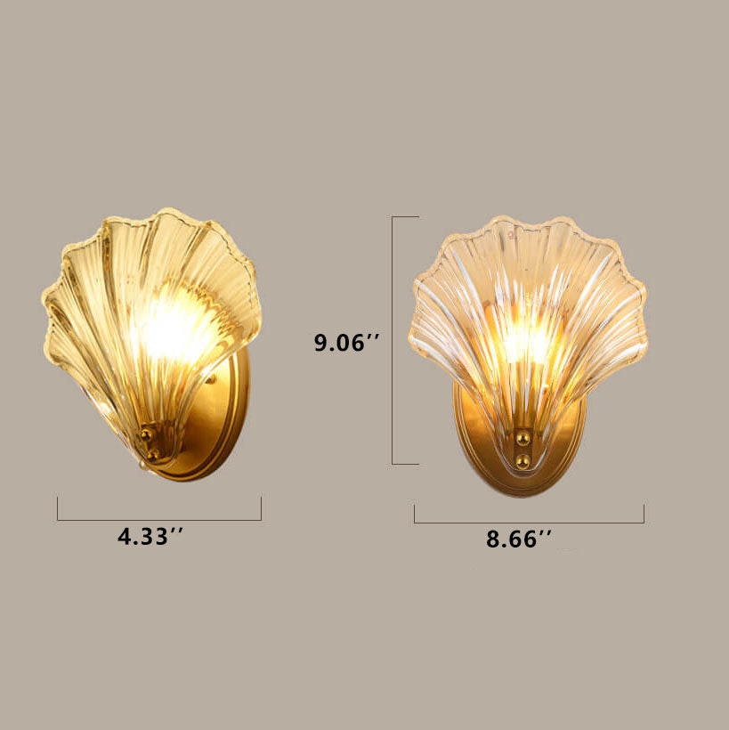 Applique Creativa in Vetro con 1 Luce
