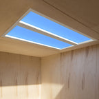 Moderna Lampada a Soffitto LED Metallica Minimalista Blu Cielo per Soggiorno
