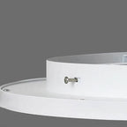 Lampada da soffitto LED a incasso con paralume rotondo in acrilico e alluminio, stile moderno minimalista per soggiorno