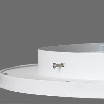 Lampada da soffitto LED a incasso con paralume rotondo in acrilico e alluminio, stile moderno minimalista per soggiorno