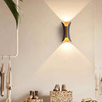 Moderna Luce da Parete Irregolare in Alluminio per Esterni