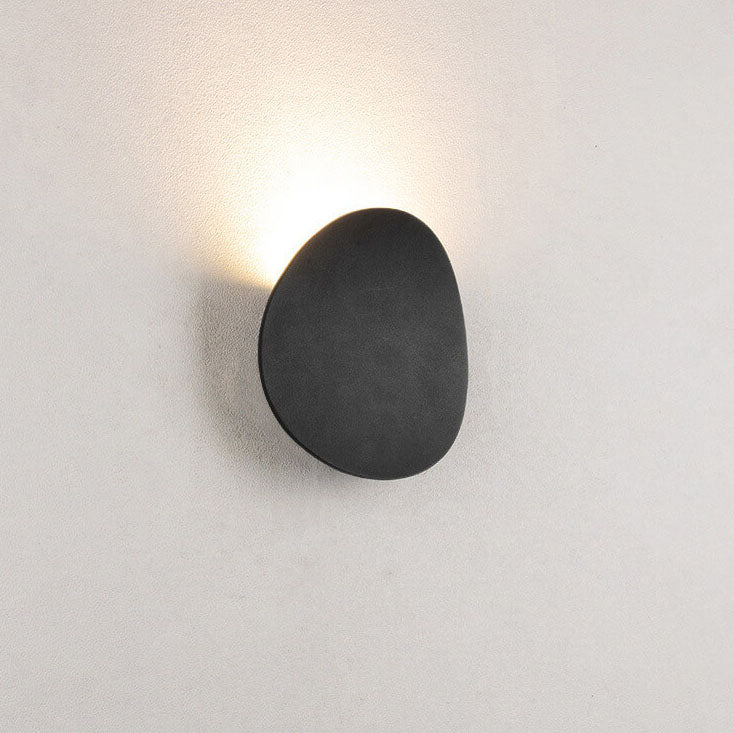 Lampada da Parete Minimalista Rotonda a LED da 1 Luce per Interni ed Esterni
