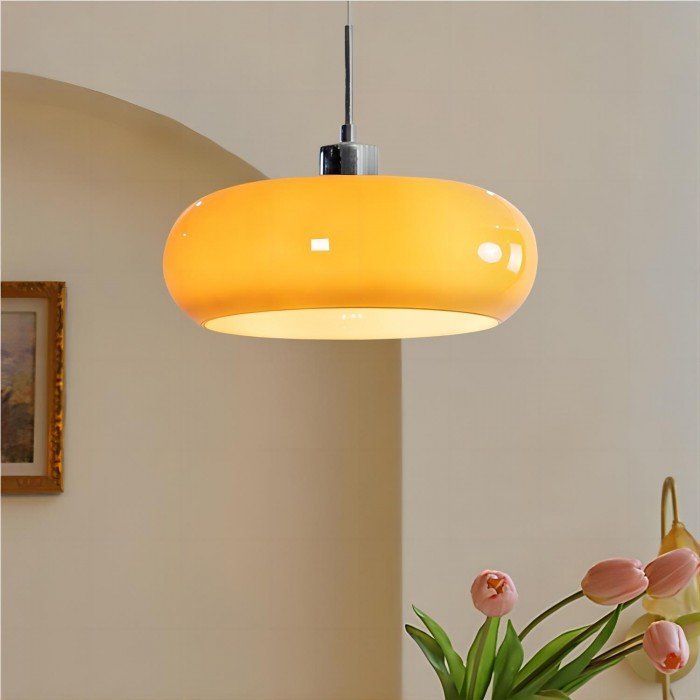 Lampada a sospensione in vetro stile Bauhaus - Retro nordico