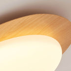 Plafoniera LED a Incasso in Legno con Venature Nordic Iron