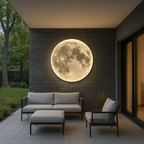Lampada da Parete Moderna Rotonda Luna