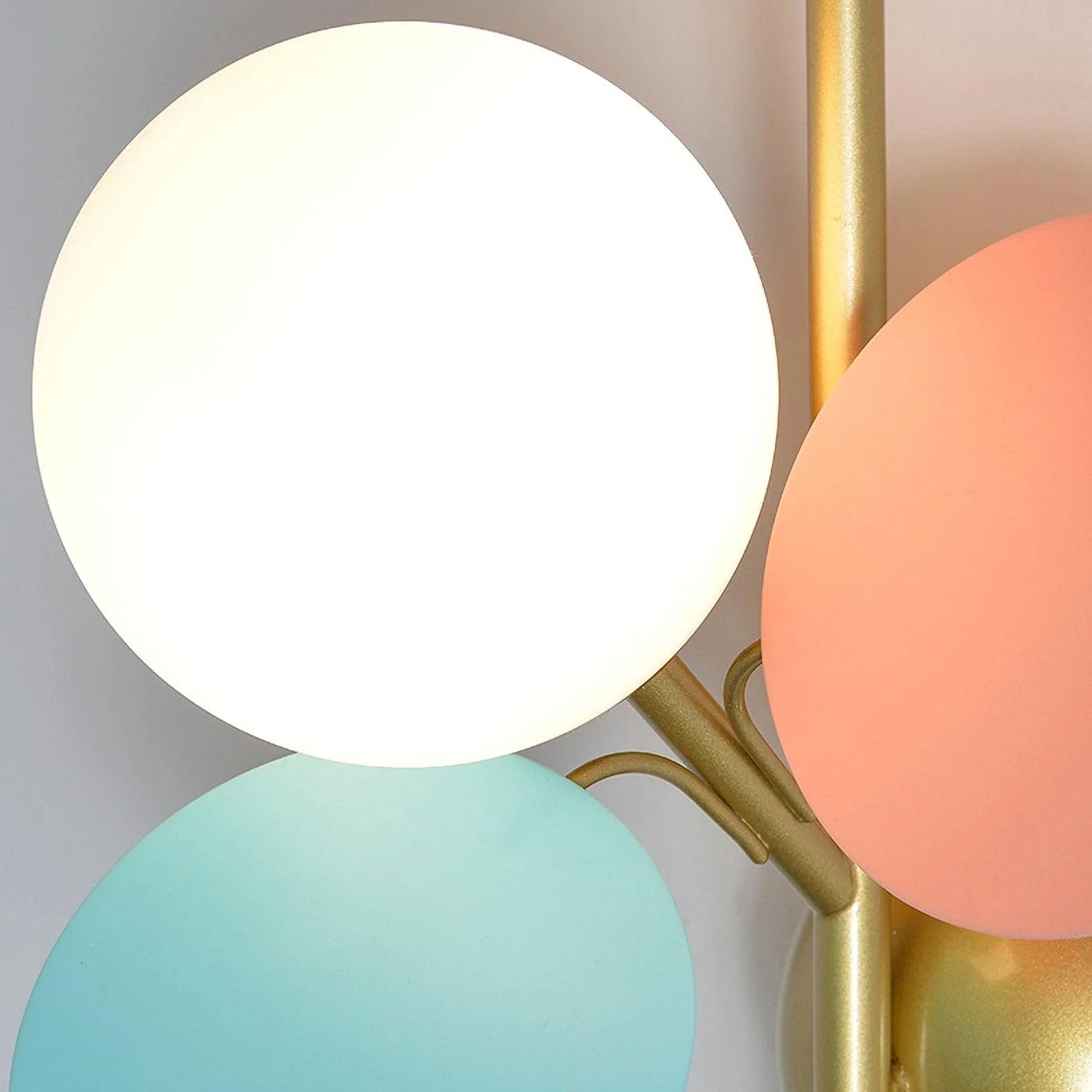Lampada da Parete in Vetro a Disco Elegante