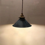 Lampada a Sospensione in Ottone a Forma di Cono Classico