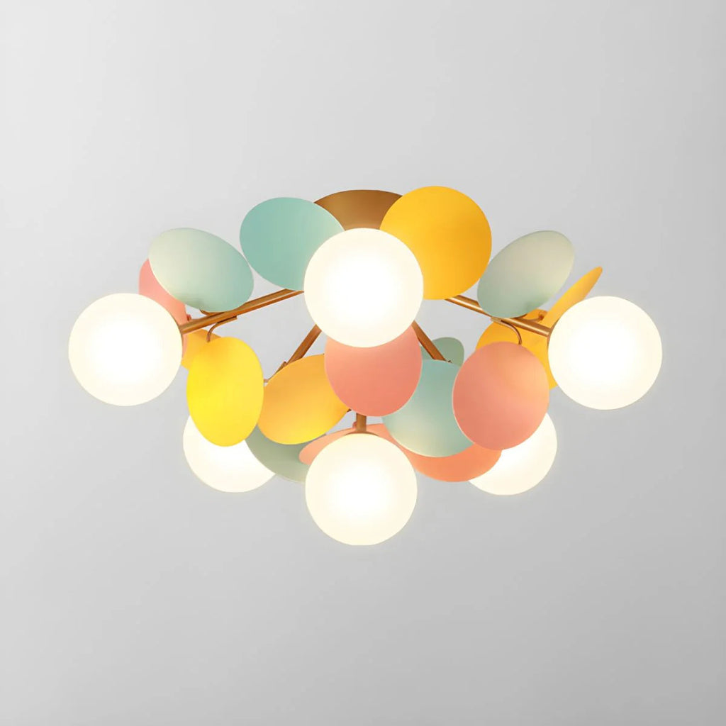 Lampada da soffitto in acrilico Bubble-Pastel Elegante