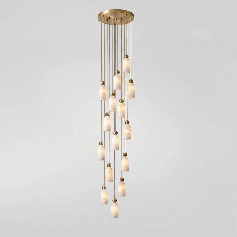 Lampadario in Alabastro Spagnolo