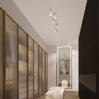 Lampada da soffitto KARBON 4L beige