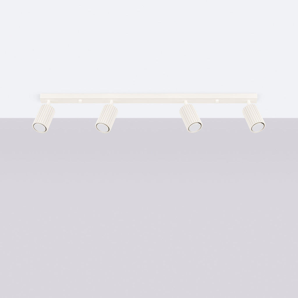 Lampada da soffitto KARBON 4L beige