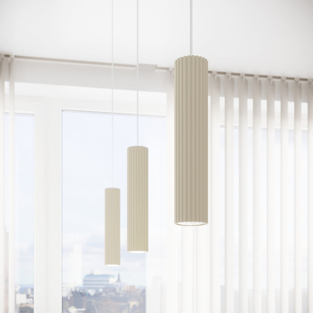 Lampada a soffitto KARBON 6L beige