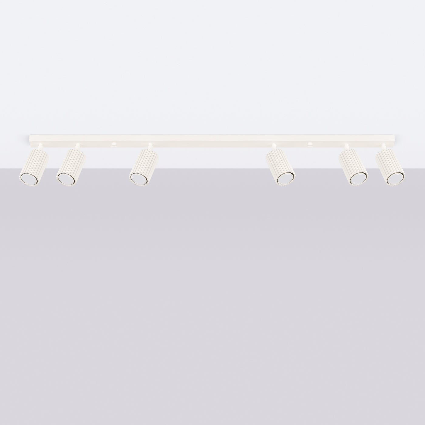 Lampada a soffitto KARBON 6L beige