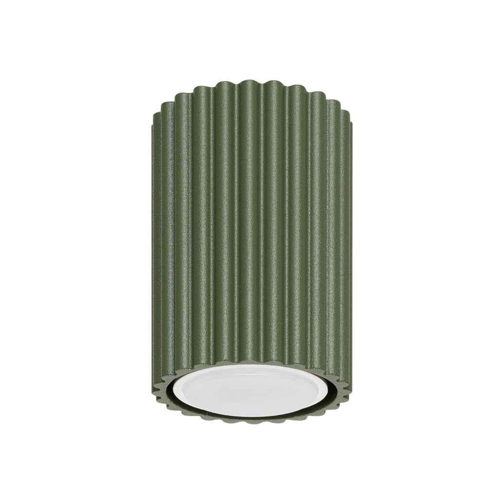 Lampada a soffitto KARBON 10 verde oliva