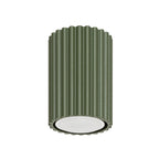 Lampada a soffitto KARBON 10 verde oliva