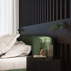 Lampada a soffitto KARBON 10 verde oliva